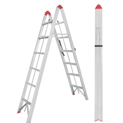 Escalera plegable telescópica 6 Pasos