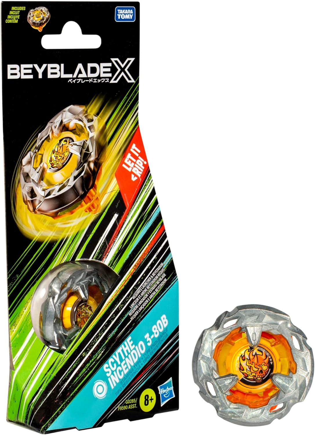 Beyblade X Scythe Incendio 3-80B